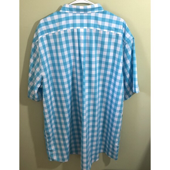 L.L. Bean Men's Short Sleeve Button Down Shirt Plaid Traditional Fit XXL - Picture 6 of 6